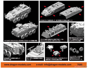 Dragon 7685 M1134 Stryker ATGM 1/72 – image 2