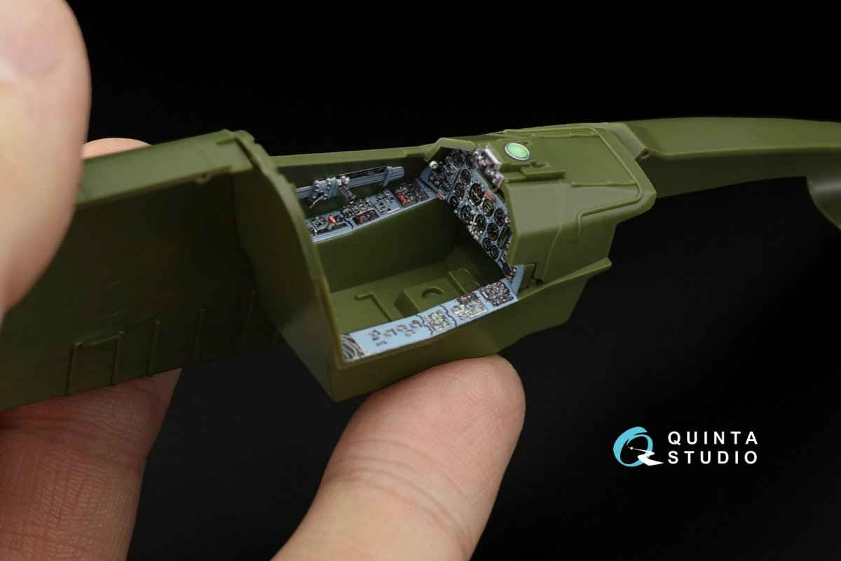 Quinta Studio QDS-48249 Su-25 3D-Printed &amp;amp; colored Interior on decal paper (Zvezda) 1/48 – imagen 3