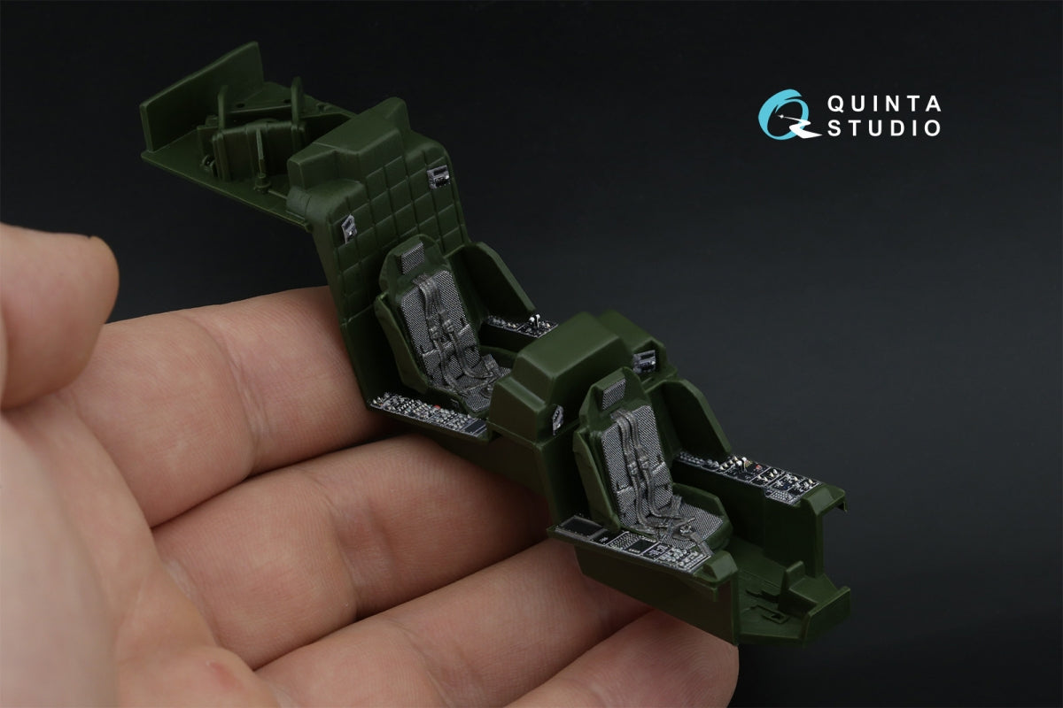Quinta Studio QD48572 AH-64A 3D-Printed &amp;amp; coloured Interior on decal paper (Academy/Modelist) 1/48 – imagen 8