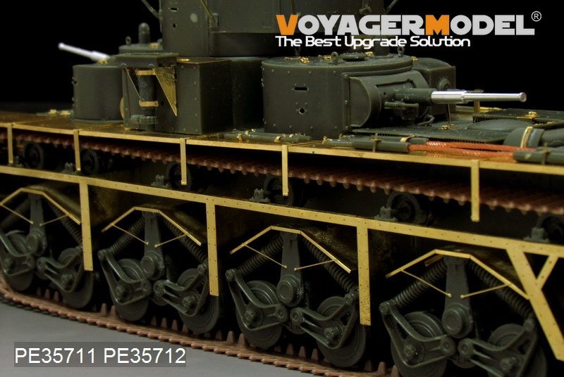 Voyager Model PE35711 WWII Russian T-35 Heavy Tank Basic (Gun barrel Include) (For HobbyBoss 83841) 1/35 – imagen 3