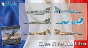 Special Hobby 72414 Mirage F.1 Duo Pack &amp;amp; Book 1/72 – imagen 2