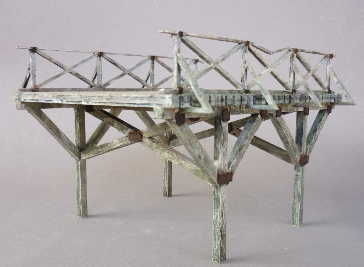 RT-Diorama 35546 Wooden bridge 1/35 – immagine 4
