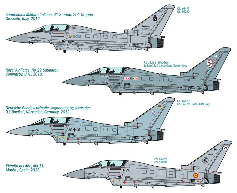 Italeri 1340 EF 2000 Typhoon IIB 1/72 – image 2