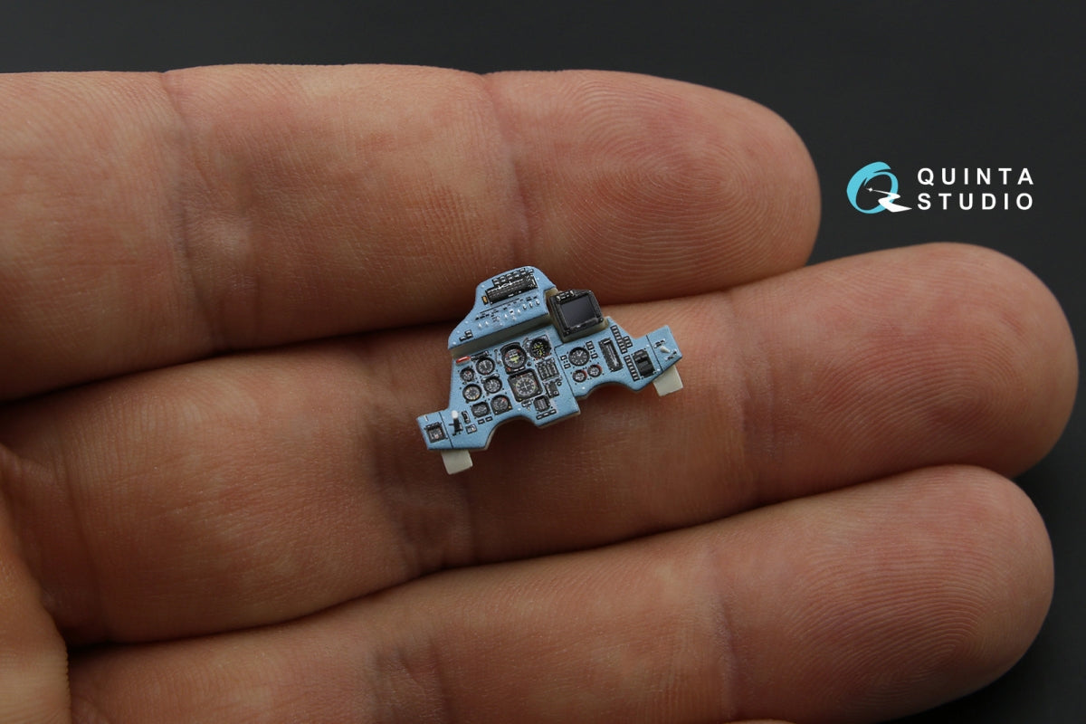 Quinta Studio QD48181 Su-27UB 3D-Printed coloured Interior on decal paper (for KittyHawk kit) 1/48 – immagine 6
