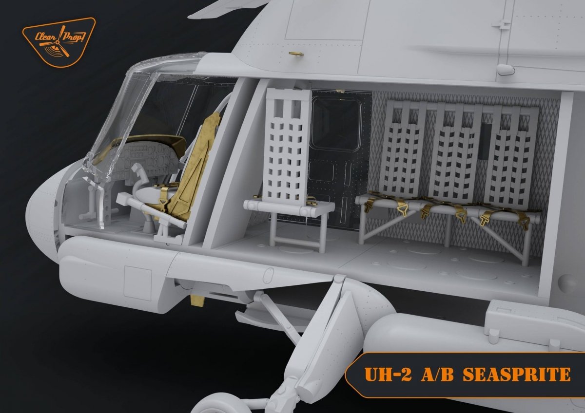 Clear Prop! CP72002 UH-2 A/B Seasprite ADVANCED KIT 1/72 – image 6