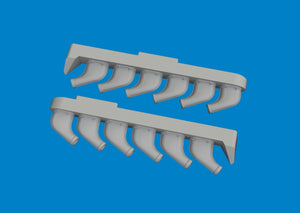 Eduard 672411 P-51 exhaust stacks PRINT TAMIYA 1/72 – imagen 3