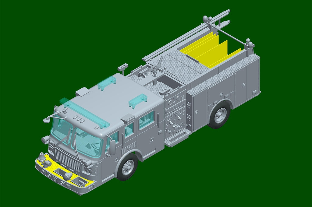 Trumpeter 07445 American LaFrance Eagle Fire Pumper 1/72 – zdjęcie 11