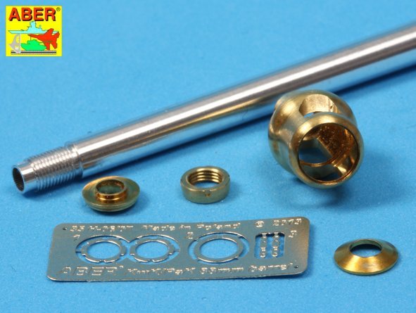 Aber 35L-067N 88 mm Pak 43/3 L/71 Barrel for German Tank Destroyer Jagdpanther Ausf.G1 early 1/35 – immagine 2