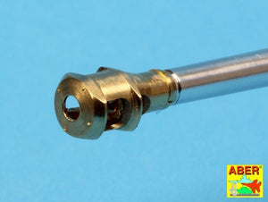 Aber 35L-137 U.S 76 mm M1A2 barrel with muzzle brake for Sherman M4 &amp;amp; M-18 Hellcat 1/35 – imagen 5