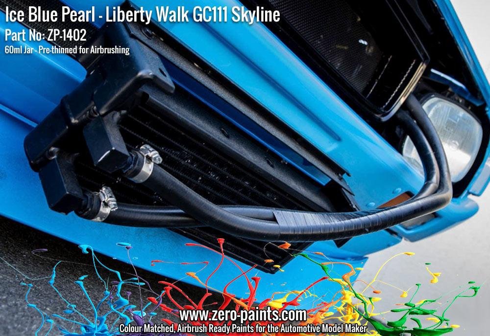 Peinture Zero Paints ZP-1402 - Bleu Glacé nacré pour Liberty Walk GC111 Skyline (Ken Mary) 60 ml – image 8