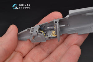 Quinta Studio QD48106 He-162 3D-Printed &amp;amp; colored Interior on decal paper (for Tamiya kit) 1/48 – image 9