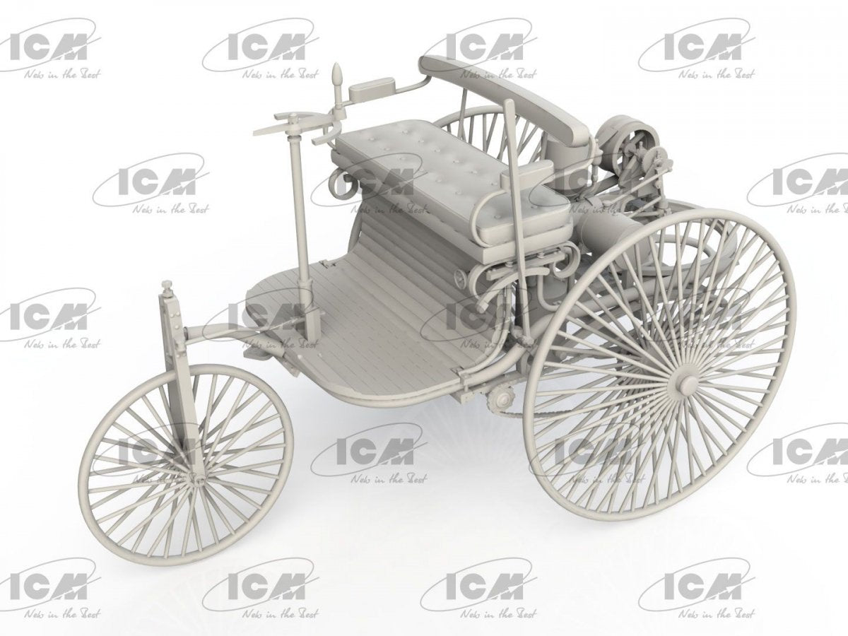 ICM 24042 Benz Patent-Motorwagen 1886 – EASY version 1/24 – image 4