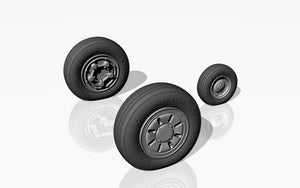 Armory Models AW48314 F-22 Raptor wheels w/ weighted tyres 1/48 – imagen 5