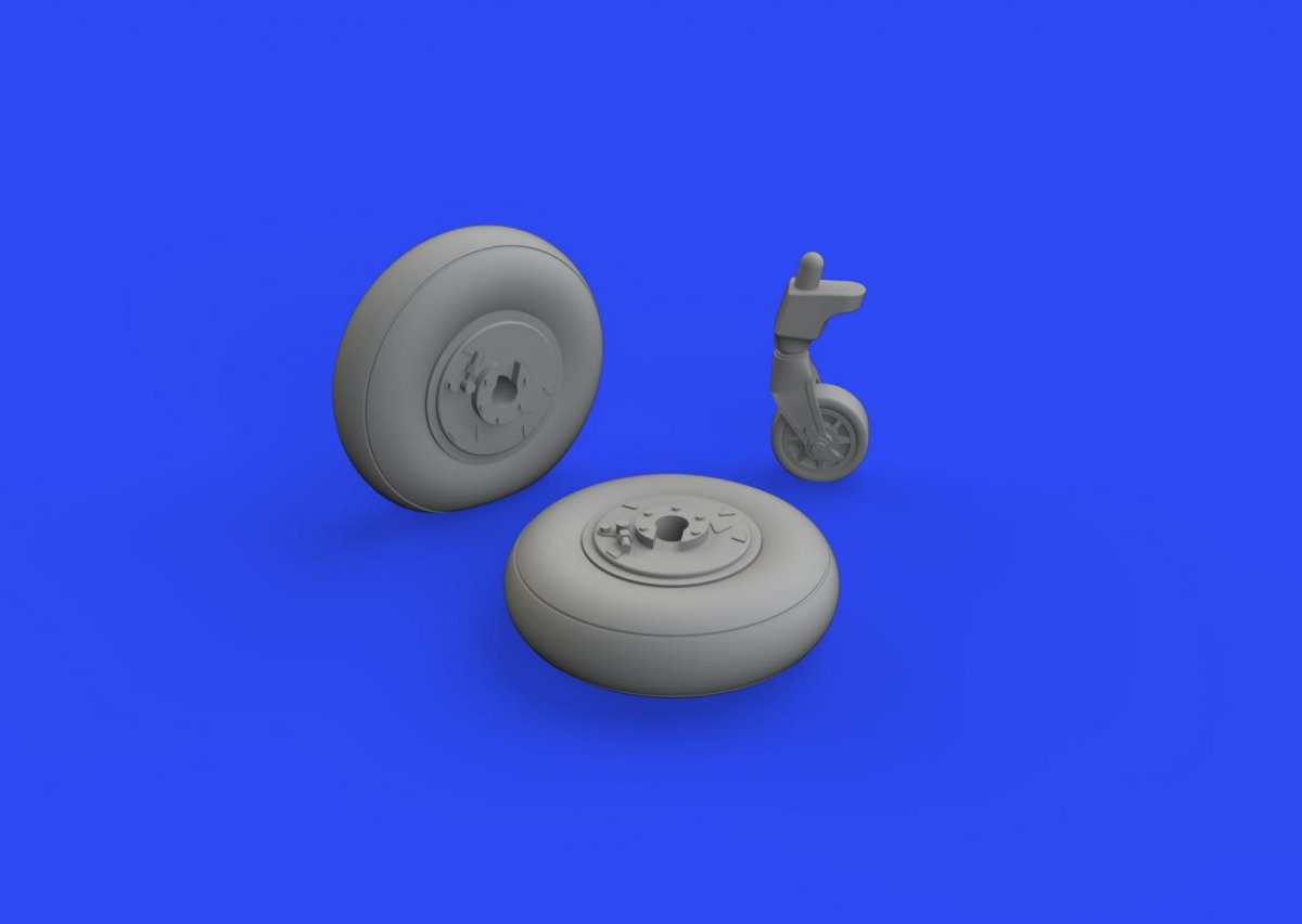 Eduard 648317 Ki-61-Id wheels TAMIYA 1/48 – Bild 2