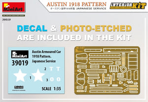 Miniart 39019 Austin 1918 Pattern. Japanese service Interior Kit 1/35 – zdjęcie 4
