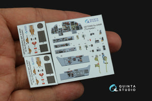 Quinta Studio QD72089 Su-24MR 3D-Printed &amp;amp; coloured Interior on decal paper (Trumpeter) 1/72 – imagen 6