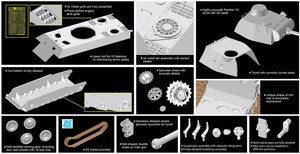 Dragon 6830 Panther Ausf.D V2 Versuchsserie 1/35 – imagen 3