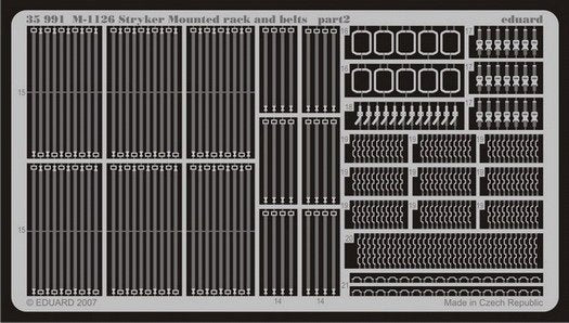 Eduard 35991 M-1126 Mounted rack and belts 1/35 Trumpeter – imagen 2