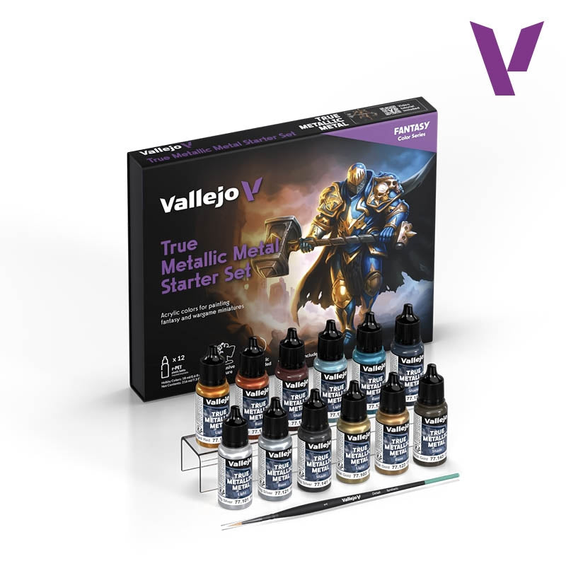 Vallejo 77272 TMM Starter Set (12 x 18 ml + Brush + Mini + Leaflet)