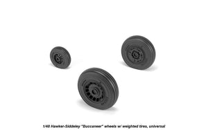Armory Models AW48409 Hawker-Siddeley Buccaneer wheels w/ weighted tires 1/48 – imagen 3