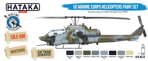 Hataka HTK-BS14 US Marine Corps Helicopters Paint Set (8x17ml)