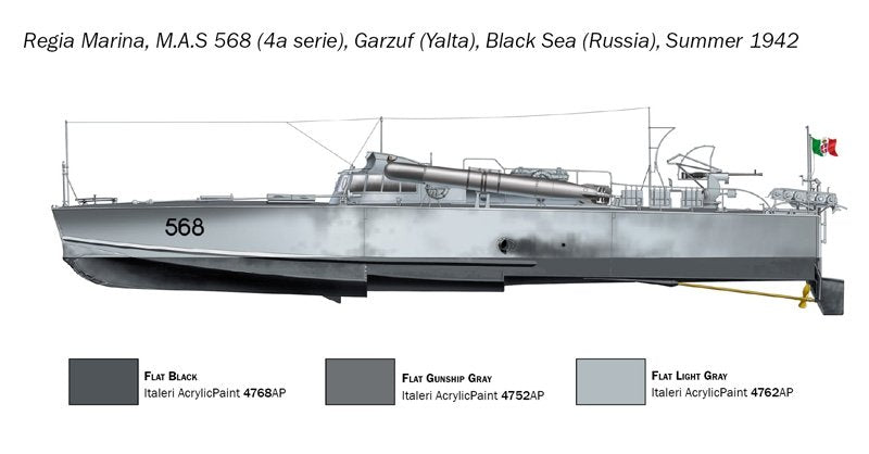Italeri 5626 M.A.S. 563/568 with crew 1/35 – Bild 2