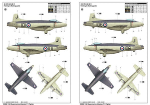 Trumpeter 02866 Supermarine Attacker F.1 Fighter 1/48 – imagen 3