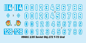 Trumpeter 09601 Obj.172 T-72 Ural soviétique au 1/35  – image 4
