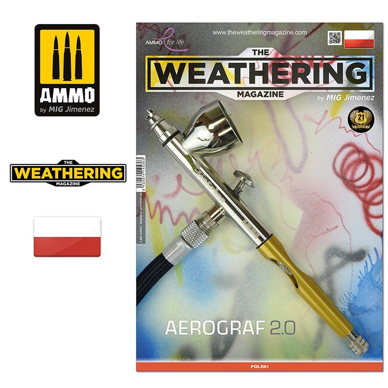 AMMO de Mig Jimenez 4536PO The Weathering Magazine 37 – Aérographe 2.0 
