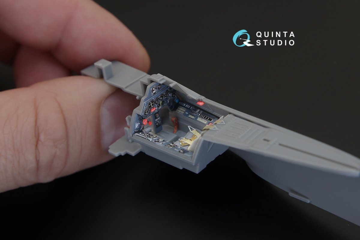 Quinta Studio QD48156 FW 190A-5 3D-Printed &amp;amp; coloured Interior on decal paper (for Hasegawa kit) 1/48 – imagen 2