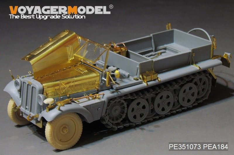 Voyager Model PE351073 WWII German Sd.Kfz.10 Asuf.B Half Track Early Version（For DRAGON 6731） 1/35 – Bild 2