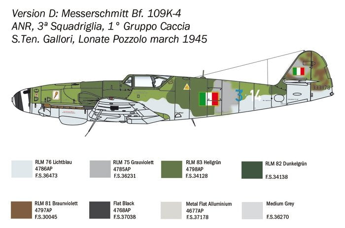 Italeri 2805 Bf 109 K-4 1/48 – imagen 9