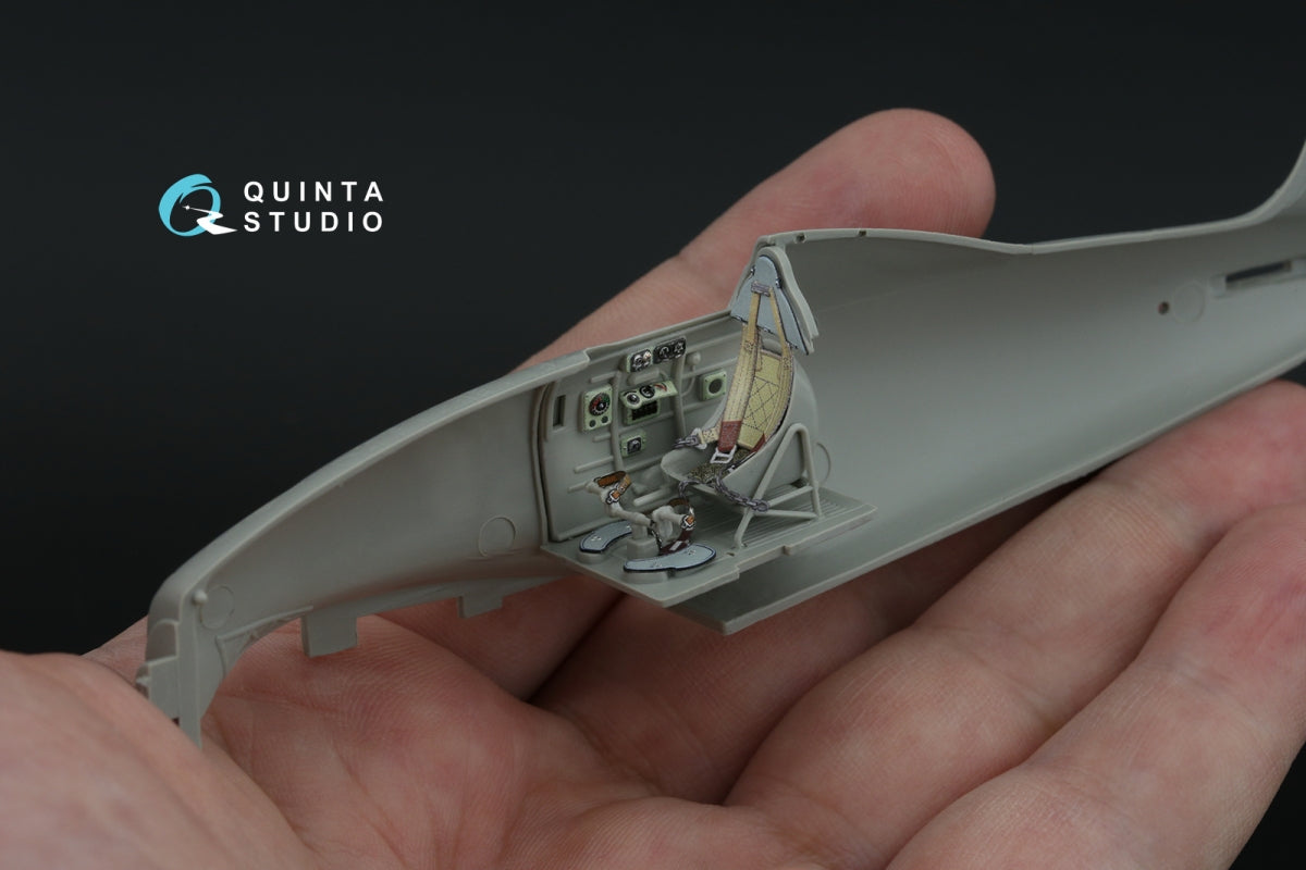 Quinta Studio QD48467 Macchi MC.200 Saetta (Late) 3D-Printed coloured Interior on decal paper (Italeri/Tamiya) 1/48 – imagen 12