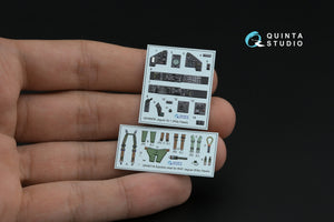 Quinta Studio QD48606 Jaguar Gr.1 3D-Printed &amp;amp; coloured Interior on decal paper (Kitty Hawk) 1/48 – immagine 9