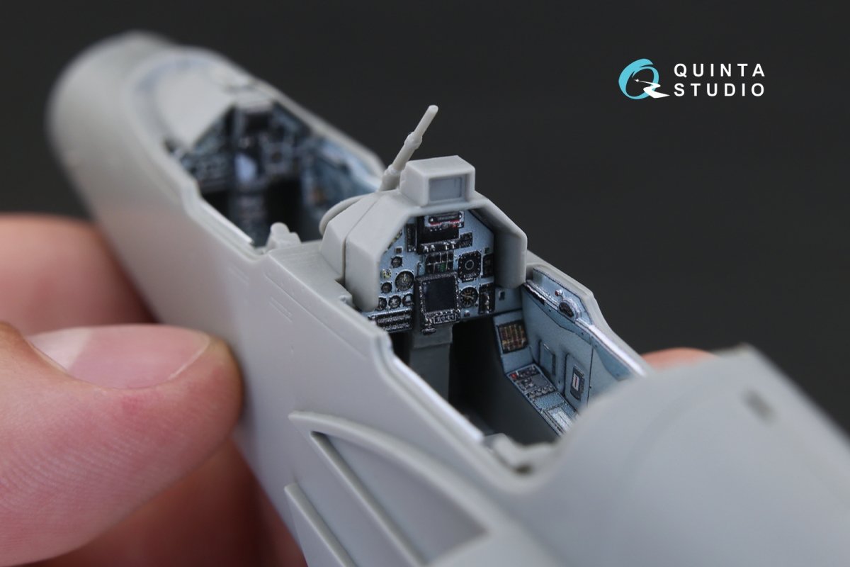 Quinta Studio QD48115 Mirage 2000B 3D-Printed &amp;amp; coloured Interior on decal paper (for Kinetic kit) 1/48 – Bild 7
