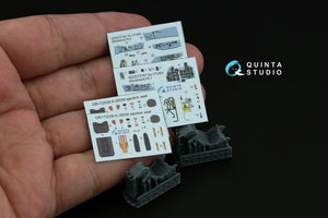 Quinta Studio QD+72167 Su-17UM3 3D-Printed &amp;amp; coloured Interior on decal paper (Modelsvit) (with 3D-printed resin part) 1/72 – Bild 13