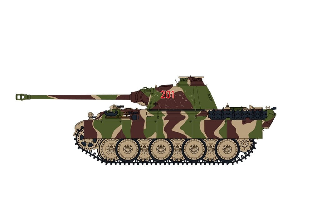 Meng Model TS-052 German Medium Tank Sd.Kfz. 171 Panther Ausf.G Early/Ausf.G with Air Defence Armor 1/35 – Bild 13