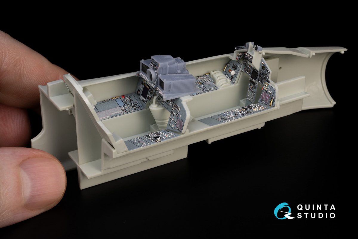 Quinta Studio QD+48204 Tornado ECR German 3D-Printed &amp;amp; coloured Interior on decal paper (Revell) (with 3D-printed resin parts) 1/48 – imagen 13