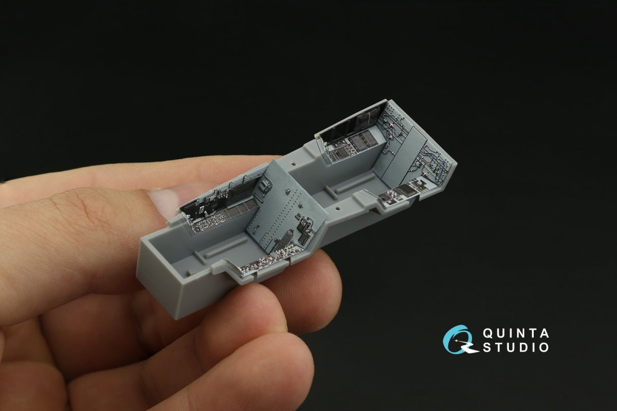 Quinta Studio QD48373 F/A-18F late / EA-18G 3D-Printed &amp;amp; coloured Interior on decal paper (Hobby Boss) 1/48 – Bild 11