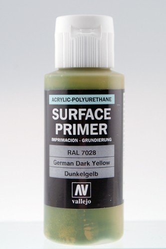 Vallejo 73604 Surface Primer German Dark Yellow 60ml