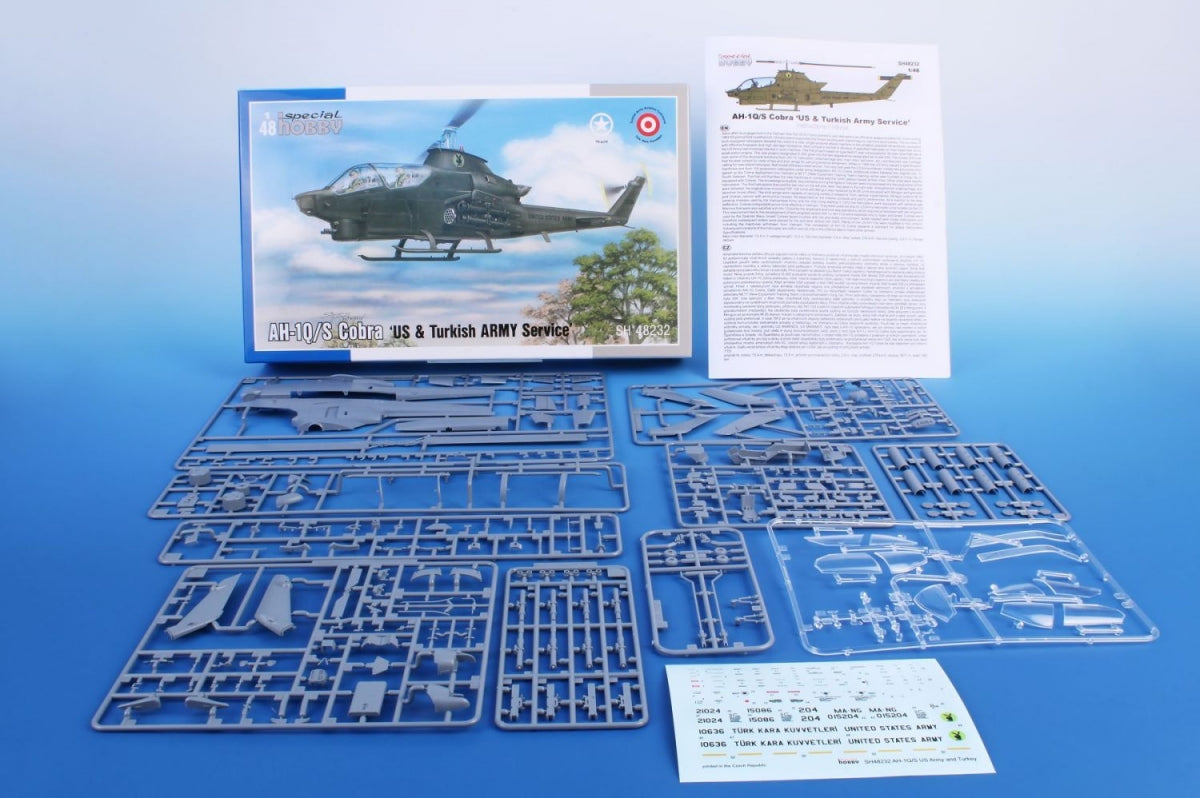 Special Hobby 48232 AH-1Q/S Cobra &amp;#39;US &amp;amp; Turkish Army Service&amp;#39; 1/48 – imagen 4