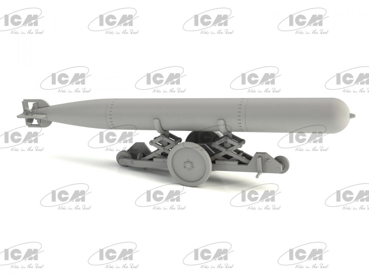 ICM 48405 WWII British Torpedo Trailer 1/48 – zdjęcie 4