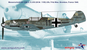 Wingsy Kits D5-08 German WWII Fighter MESSERSCHMITT Bf 109 E-3 1/48 – imagen 14