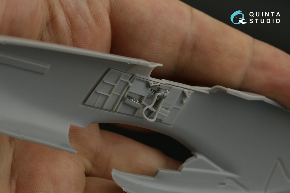 Quinta Studio QDS-48364 F-82G Twin Mustang 3D-Printed &amp;amp; coloured Interior on decal paper (Modelsvit) (Small version) 1/48 – immagine 6