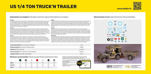 Heller 57105 STARTER KIT US 1/4 TON TRUCK &amp;#39;N TRAILER 1/35 – Bild 4