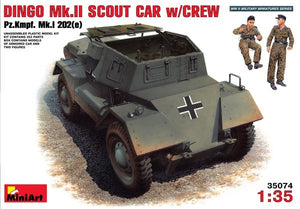 MiniArt 35074 DINGO Mk.II VOITURE DE RECONNAISSANCE avec ÉQUIPAGE (1/35)