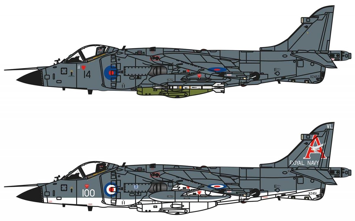 Airfix 04051A BAe Sea Harrier FRS.1 1/72 – zdjęcie 2
