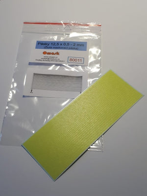 Bandes Omask 80011 12 x 0,5 - 2 mm (ruban de masquage jaune)