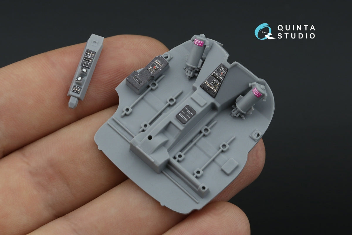 Quinta Studio QDS-48470 Ka-52 3D-Printed coloured Interior on decal paper (Zvezda) (Small version) 1/48 – imagen 12