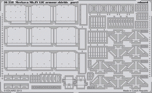 Eduard 36258 Merkava Mk. IV LIC armour shields 1/35 Academy – zdjęcie 2